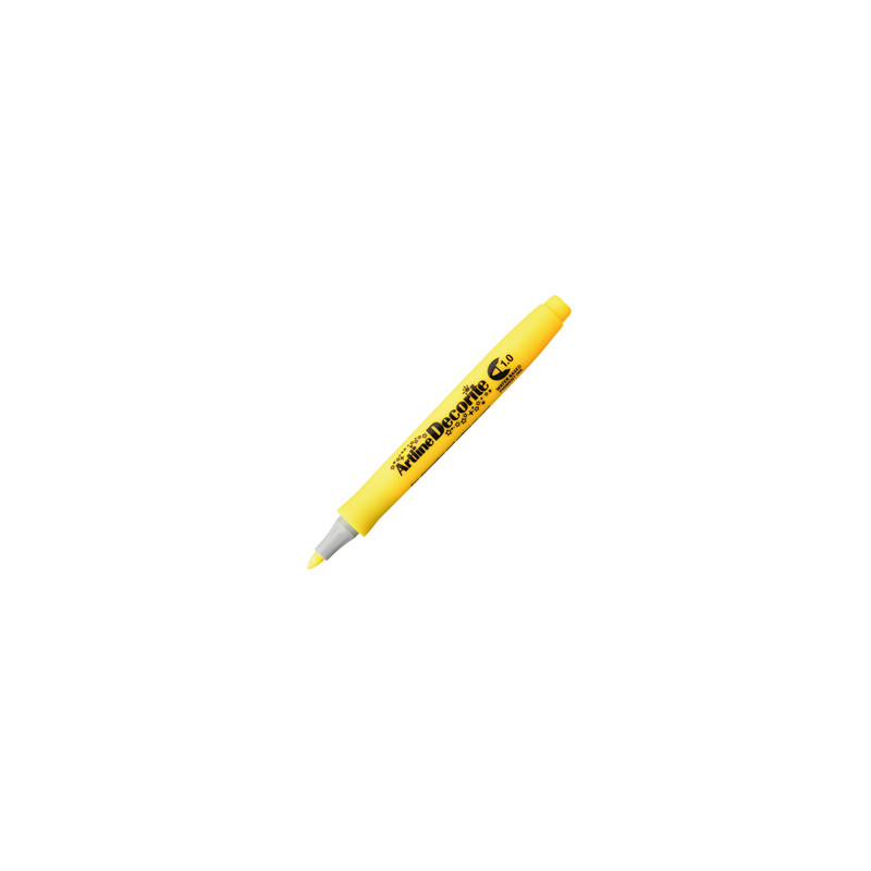 Marcatore Decorite punta tonda 1.0mm giallo
