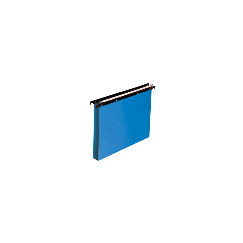 CART. sospesa cassetto in PP 39/U-3cm BLU 500/395 CARTESIO PP