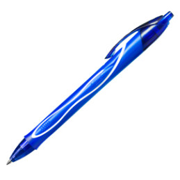12 penna sfera scatto Gelocity quick dry blu