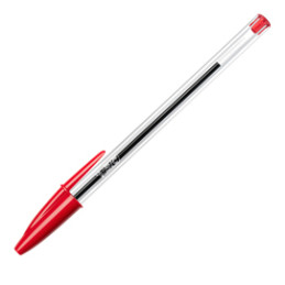 50 penna sfera CRISTAL® medio 1,0mm rosso