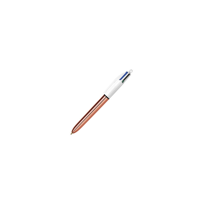 12 penna sfera a scatto 4 Colori Rose Gold 1.0mm