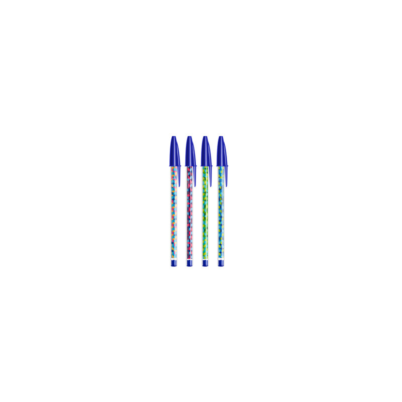 20 penna sfera con cappuccio Cristal® Collection 1.0mm blu