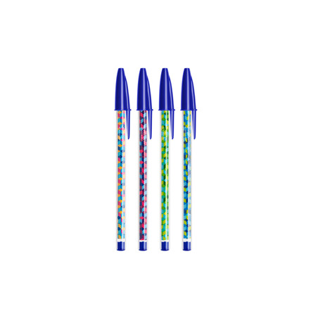 20 penna sfera con cappuccio Cristal® Collection 1.0mm blu