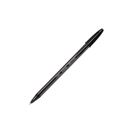 20 penna sfera con cappuccio Cristal® Exact 0.7mm nero