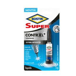 Colla istantanea universale Bostik Super Control 5g c/sistema antigoccia