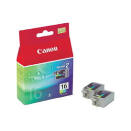 2 REFILL COLORE BCI16 DS700 PIXMA IP90