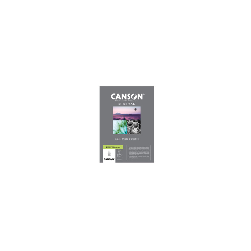 Carta InkJet EVERYDAY A4 50fg 200gr Glossy Canson