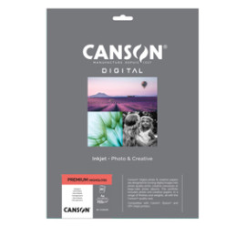 Carta InkJet PREMIUM A4 20fg 255gr HightGloss RC Canson