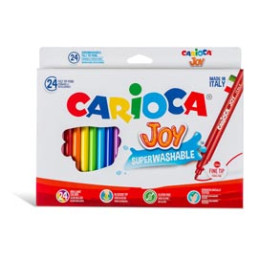 24 PENNARELLI JOY LAVABILI COLORI ASSORTITI CARIOCA