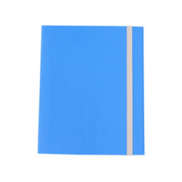 CARTELLINA 3 LEMBI C/ELAS  FIBRONE 27X37CM azzurro 75 CDG