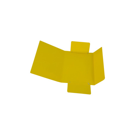 CARTELLINA C/ELAS  25X34CM GIALLO PRESSPAN 32P