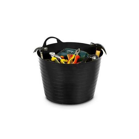 CESTONE FLEXY 40LT Ø48cm H37.5cm NERO CEP