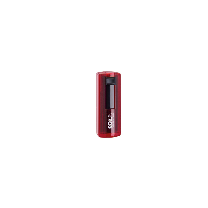 Timbro Pocket Stamp Plus 40 23 x 59 mm - 6 righe autoinch.rosso rubino Colop