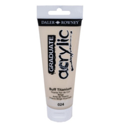 Colore acrilico fine Graduate tubo 120 ml   buff Daler Rowney