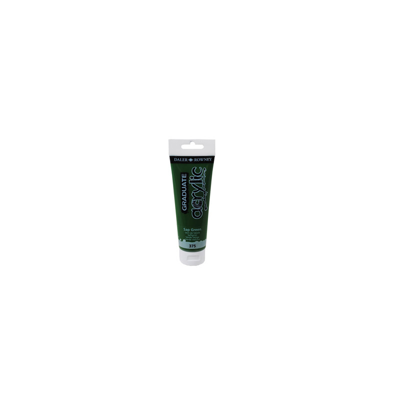 Colore acrilico fine Graduate tubo 120 ml verde vescica Daler Rowney
