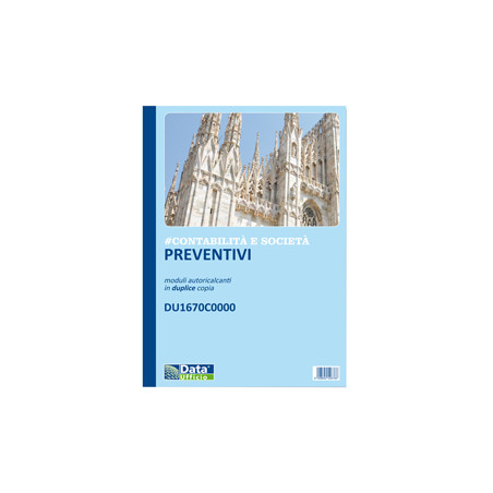 BLOC. Preventivi/Ordini banchetti 50/50 copie autoric. DU1670C0000