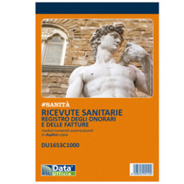 BLOC. ricevute sanitarie numerate 100x2 autoric. DU1653C1000