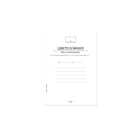 Libretto impianti climatizzazione 44pag DU319300000