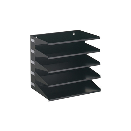 PORTADOCUMENTI SORTER RACK 5 SCOMPARTI NERO DURABLE