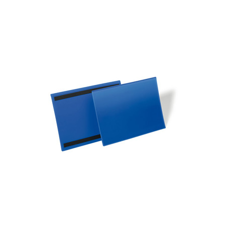 50 buste identificazione magnetiche 150x67mm art.1742 Blu DURABLE