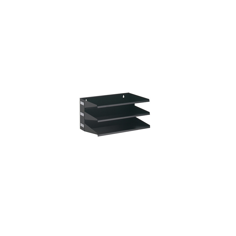 Portadocumenti Sorter Rack 3 scomparti nero DURABLE