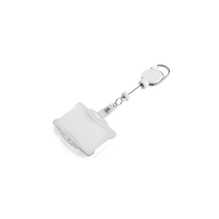 Porta badge c/ chiocciola YO-YO extra-strong bianco Durable