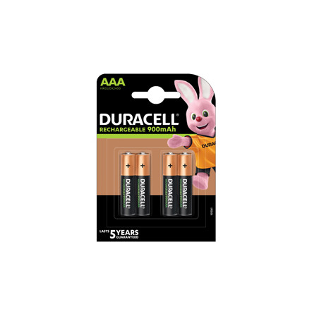 Blister 4 pile ricaricabili B4 - MiniStilo 800mAh Duracell Duralock precaricata