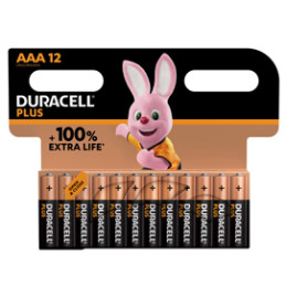 Blister 12 pile Duracell Plus Power - AAA MiniStilo