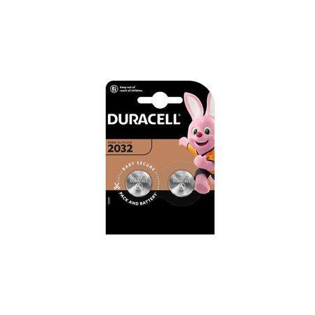 BLISTER 2 PILE LITIO DURACELL 3V (DL2032)