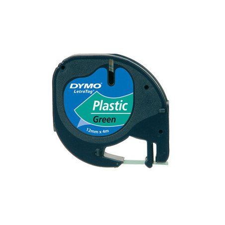 NASTRO IN PLASTICA DYMO LETRATAG 12MMX4M VERDE 912040