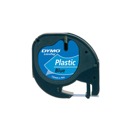 NASTRO IN PLASTICA DYMO LETRATAG 12MMX4M BLU 912050