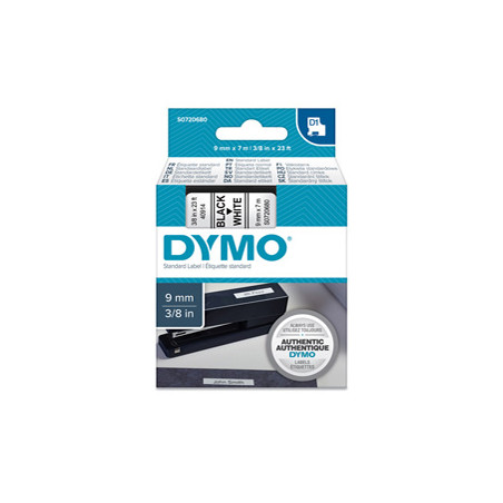 NASTRO DYMO TIPO D1 (9MMX7M) NERO/BIANCO 409130