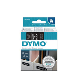 NASTRO DYMO TIPO D1 (12MMX7M) BIANCO/NERO 450210