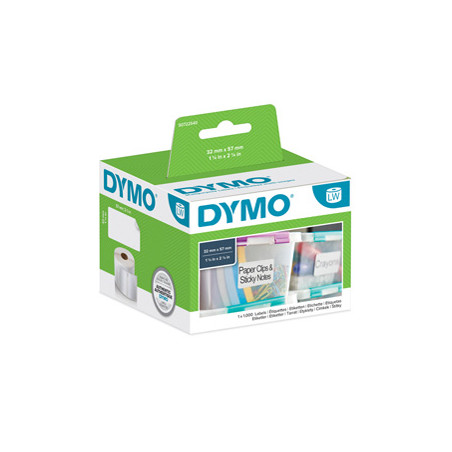 ROTOLO 1000 Etich. MULTIUSO RIMOV. 57X32MM X DYMO LW 113540