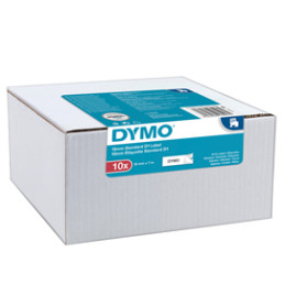 Value Pack 10 Nastri Dymo Tipo D1 (12mmX7mt) nero/bianco S0720530