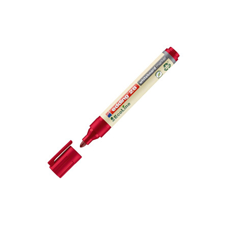 MARCATORE ROSSO PER LAVAGNE BIANCHE EDDING 28 ECOLINE   1,5 - 3,00mm