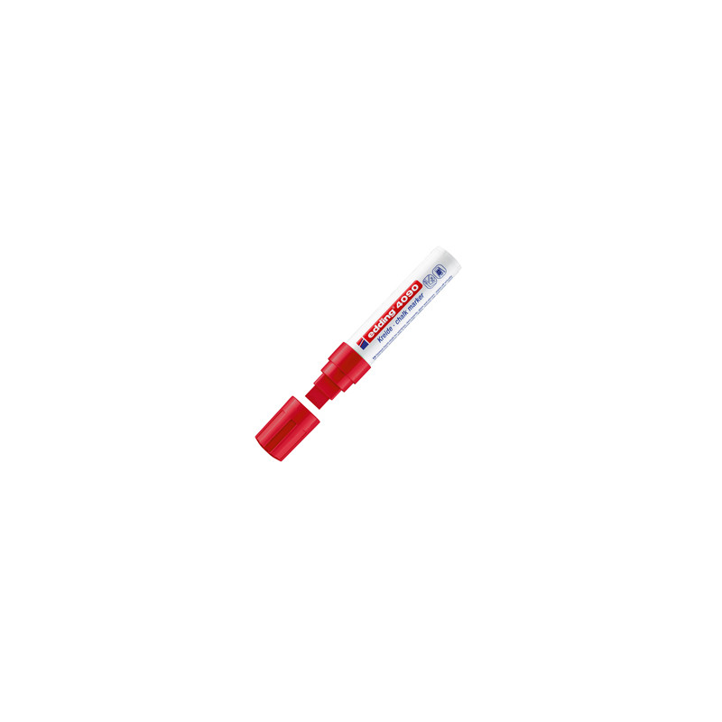 Marcatore EDDING 4090 punta scalpello gesso liquido rosso