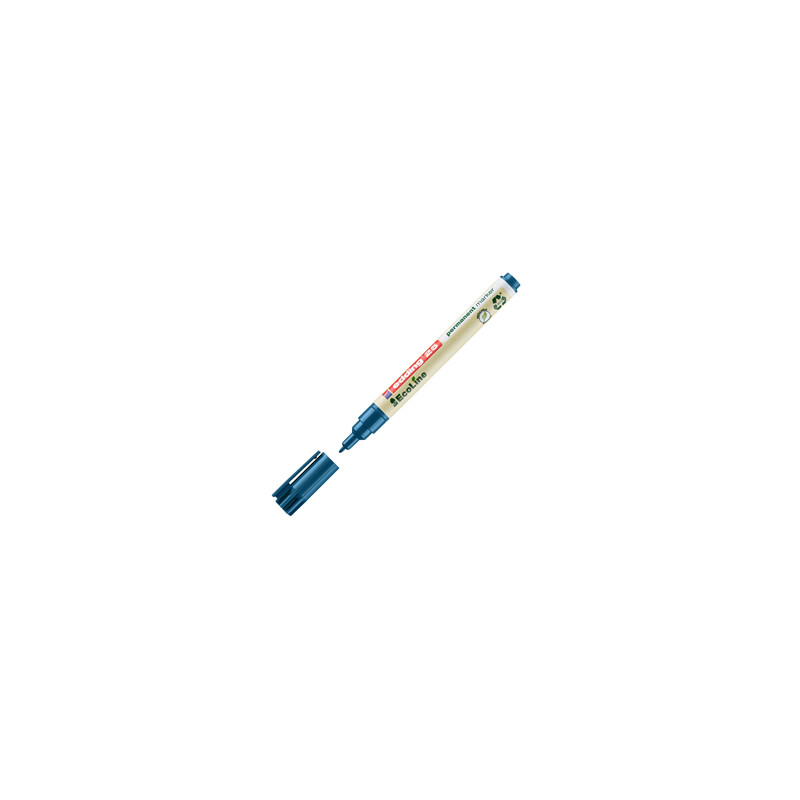 Marcatore permanente 25 Ecoline punta tonda 1.0mm blu Edding