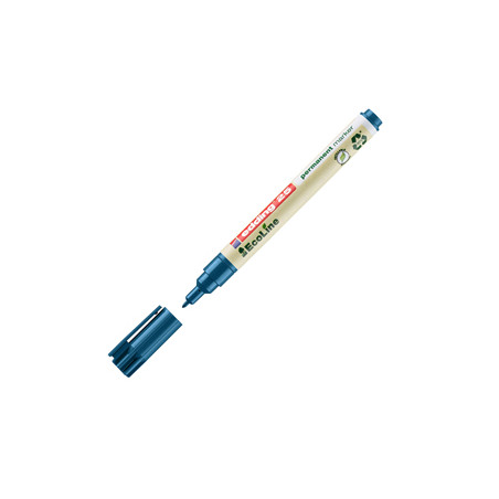 Marcatore permanente 25 Ecoline punta tonda 1.0mm blu Edding