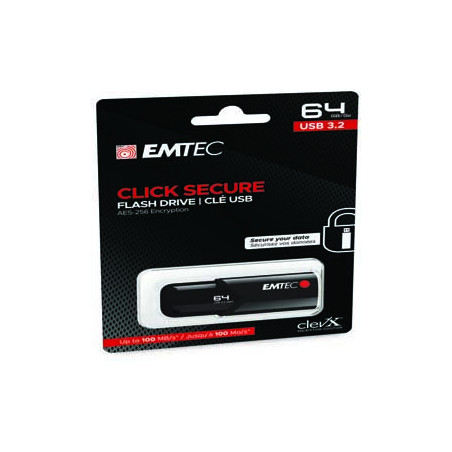 Emtec Memoria B120 Clicksecure 64GB