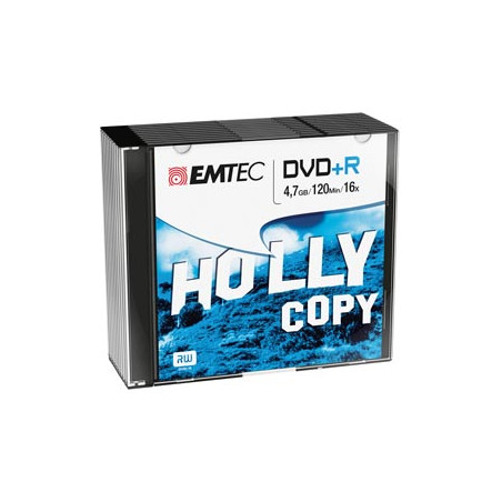 DVD+R EMTEC4,7GB 16X SLIM CASE (kit 10pz)