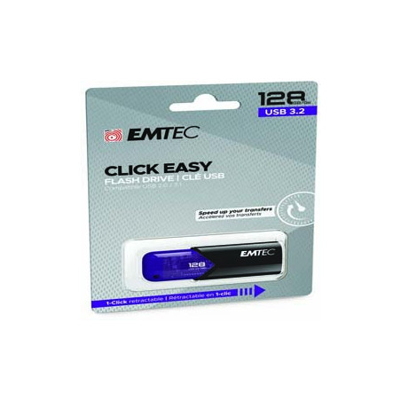 Emtec Memoria USB B110 USB3.2 Clickeasy 128GB viola