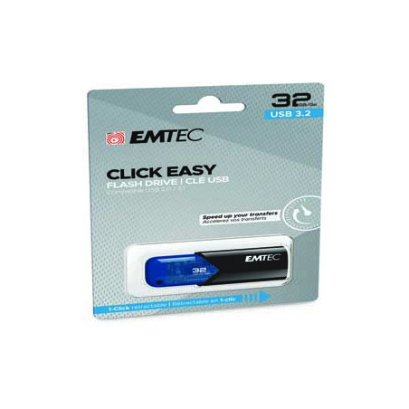 Emtec Memoria USB B110 USB3.2 Clickeasy 32GB blu