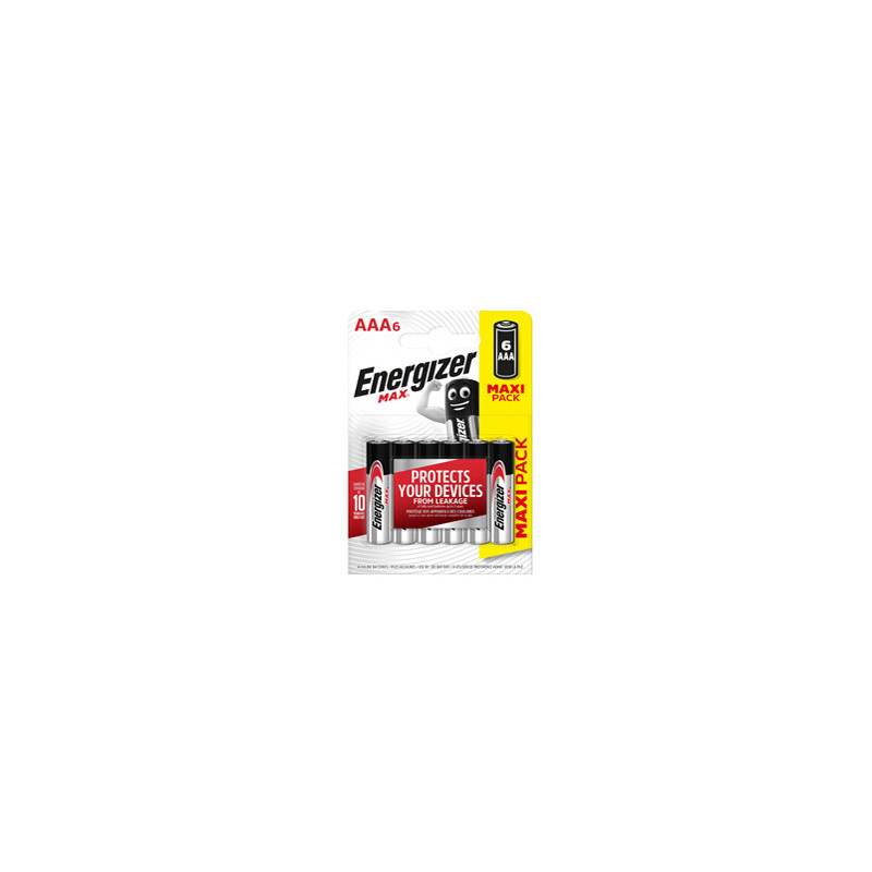 Blister 6 pile ministilo AA A - Energizer Max