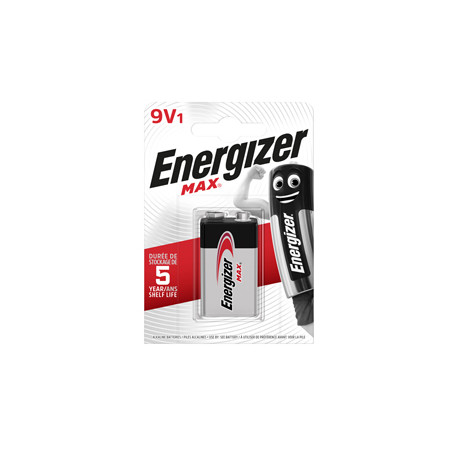 Blister 1 pila transistor 9V - Energizer Max