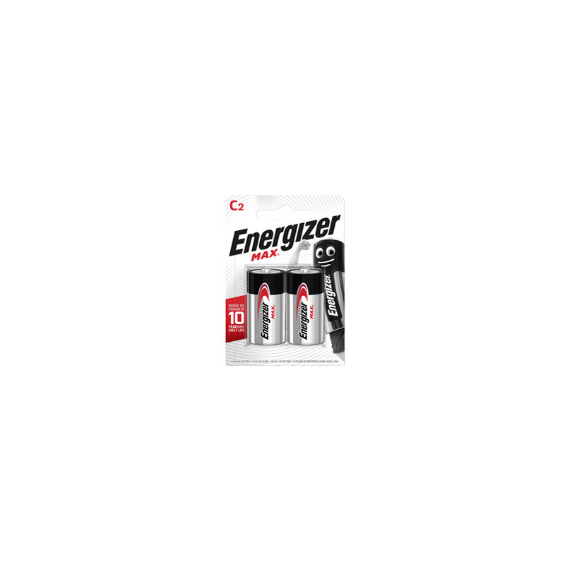 Blister 2 pile mezza torcia C - Energizer Max