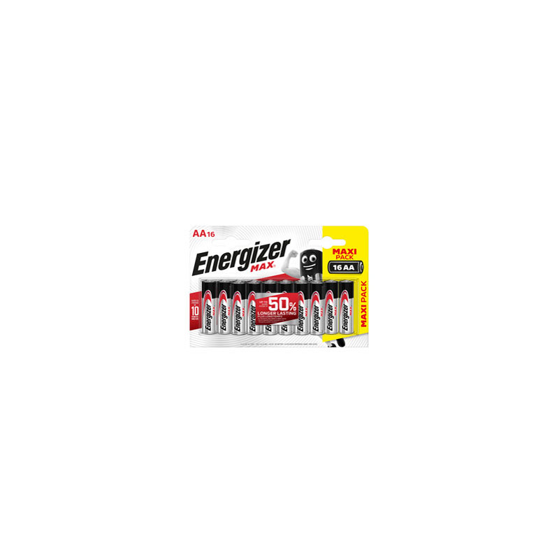 Blister 16 pile stilo AA - Energizer Max