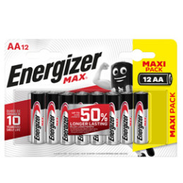 Blister 12 pile stilo AA - Energizer Max