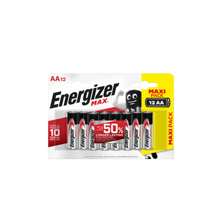 Blister 12 pile stilo AA - Energizer Max