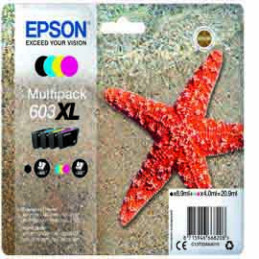 Cartucce di INK Epson Multipack BK/C/M/Y XL serie 603 Stella Marina